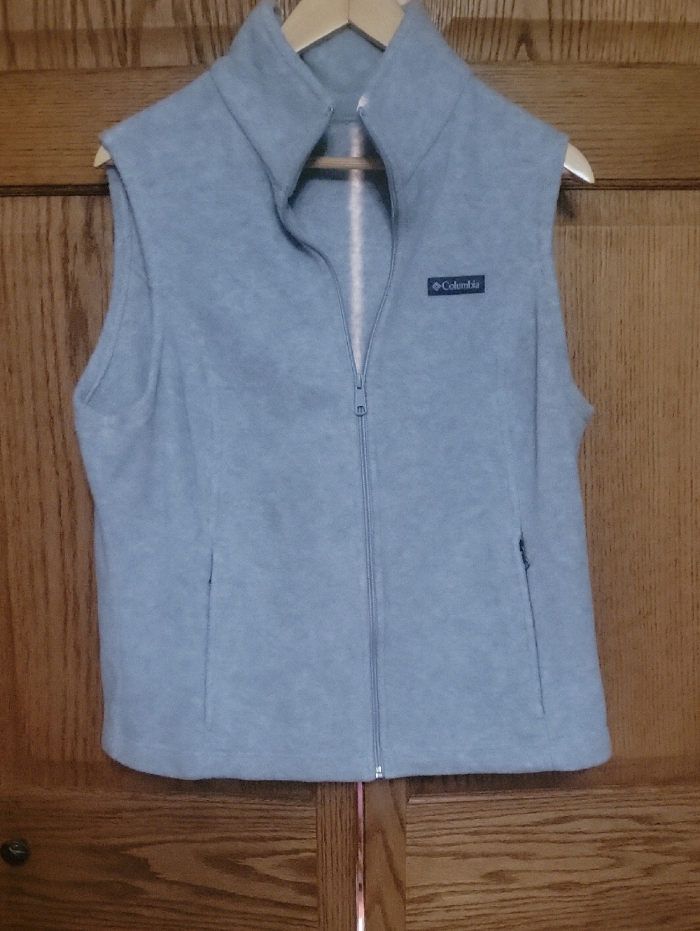 Columbia Light Gray Fleece Vest